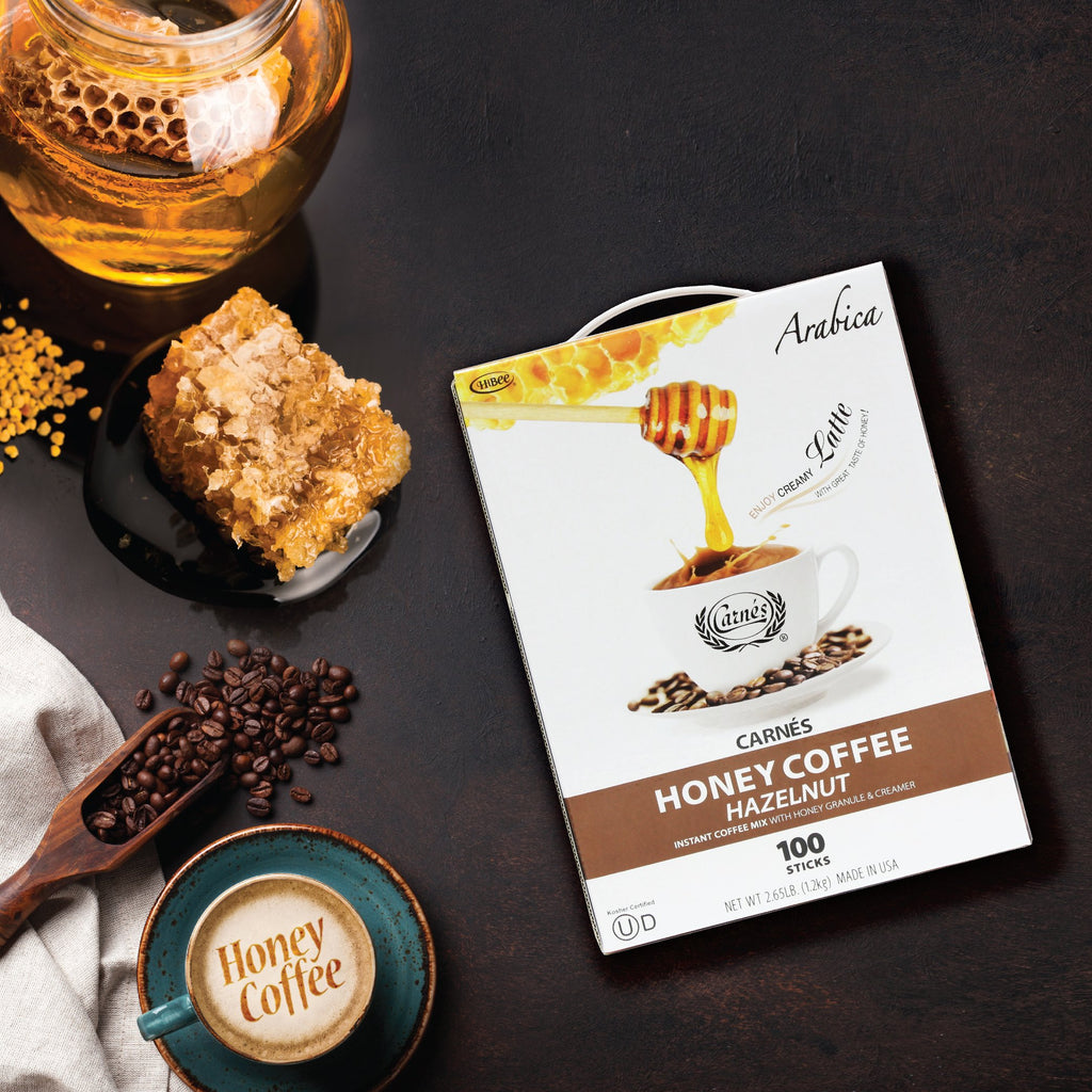 Hazelnut Instant Coffee With Honey, 2.65 Pounds E897