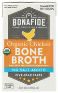Chicken Bone Broth No Salt Added Organic 16.9 Ounce E732