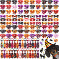 120 Pcs Dog Bow Tie Collar Set N96247