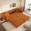Orange Velvet Sofa Bed M779