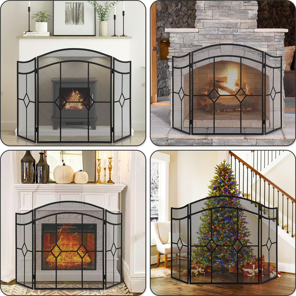 Fireplace Screen 3 Panel 48" x 30" Q656528